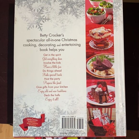 Betty Crocker's Christmas Cookbook Hard Cover Vintage Holiday Book - Picture 2 of 3